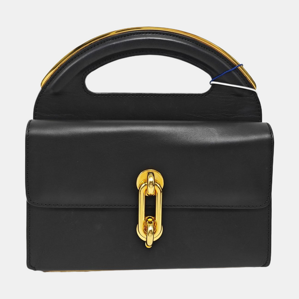 Padlock Work Calfskin Black