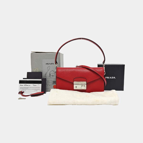 Sound Bag Calfskin Red