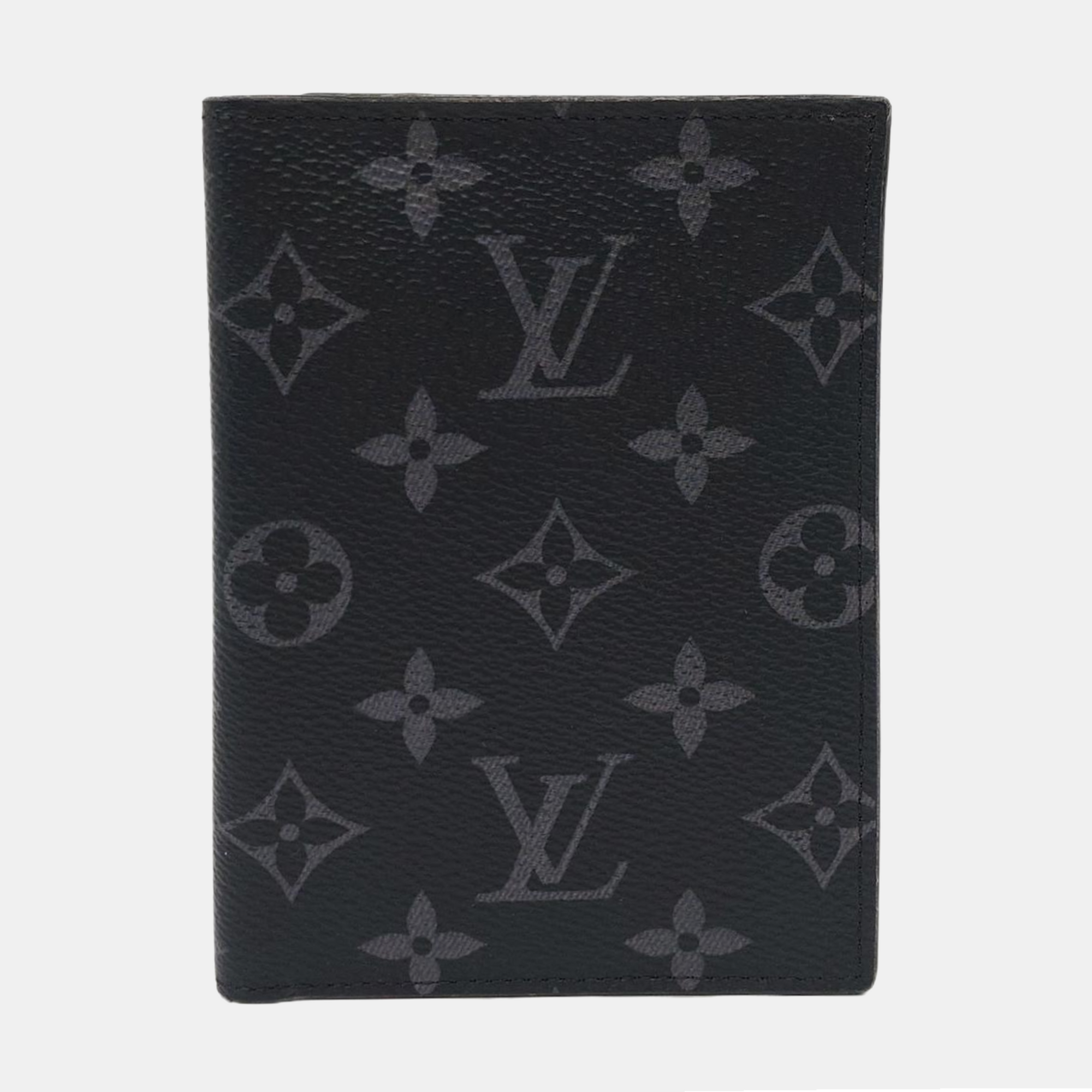 Monogram Coated Canvas Wallet Gray
