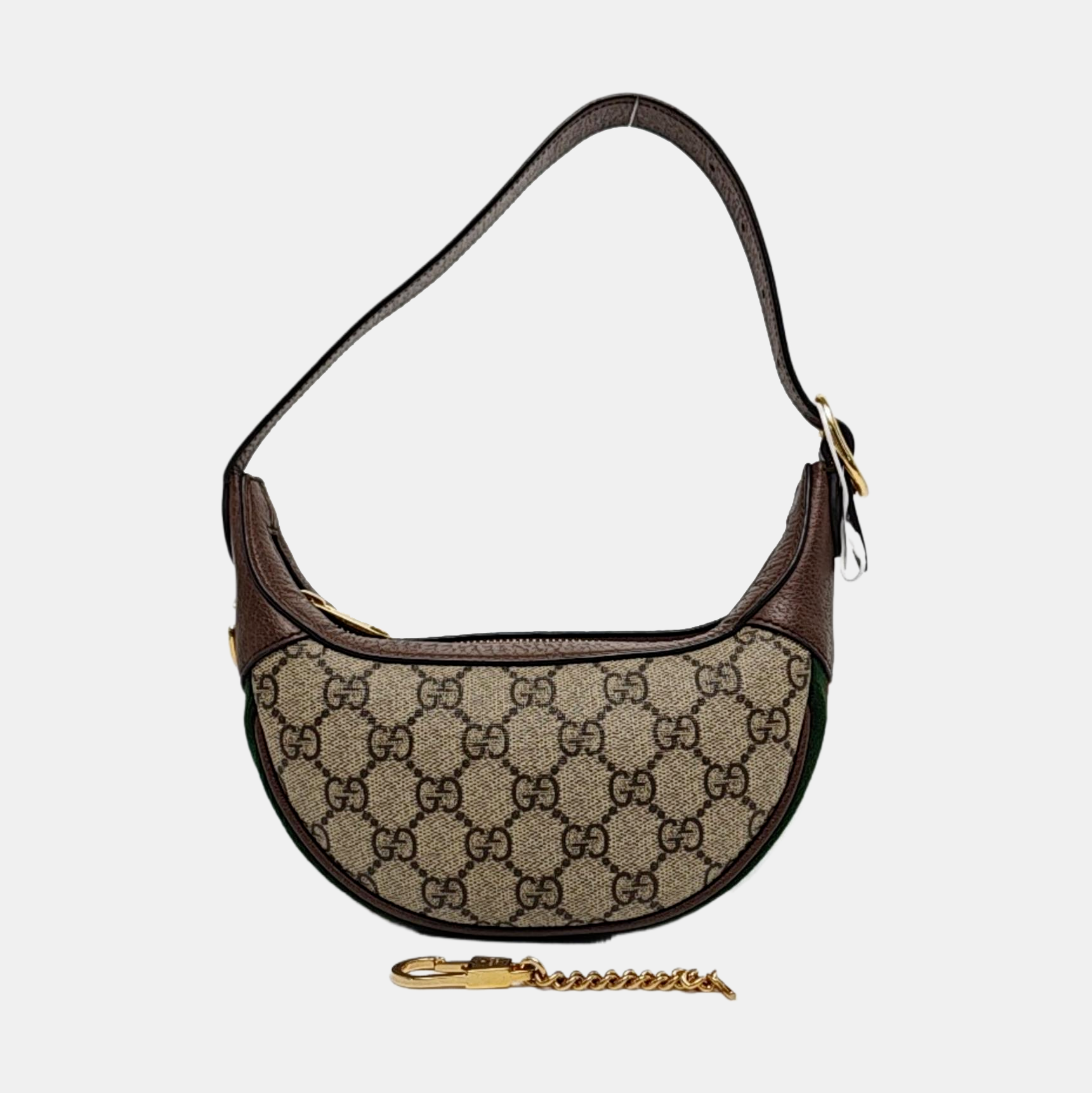 Ophidia Mini Monogram Coated Canvas Beige