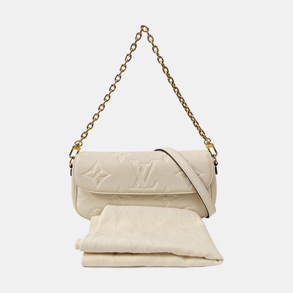IVY Monogram Calfskin Beige