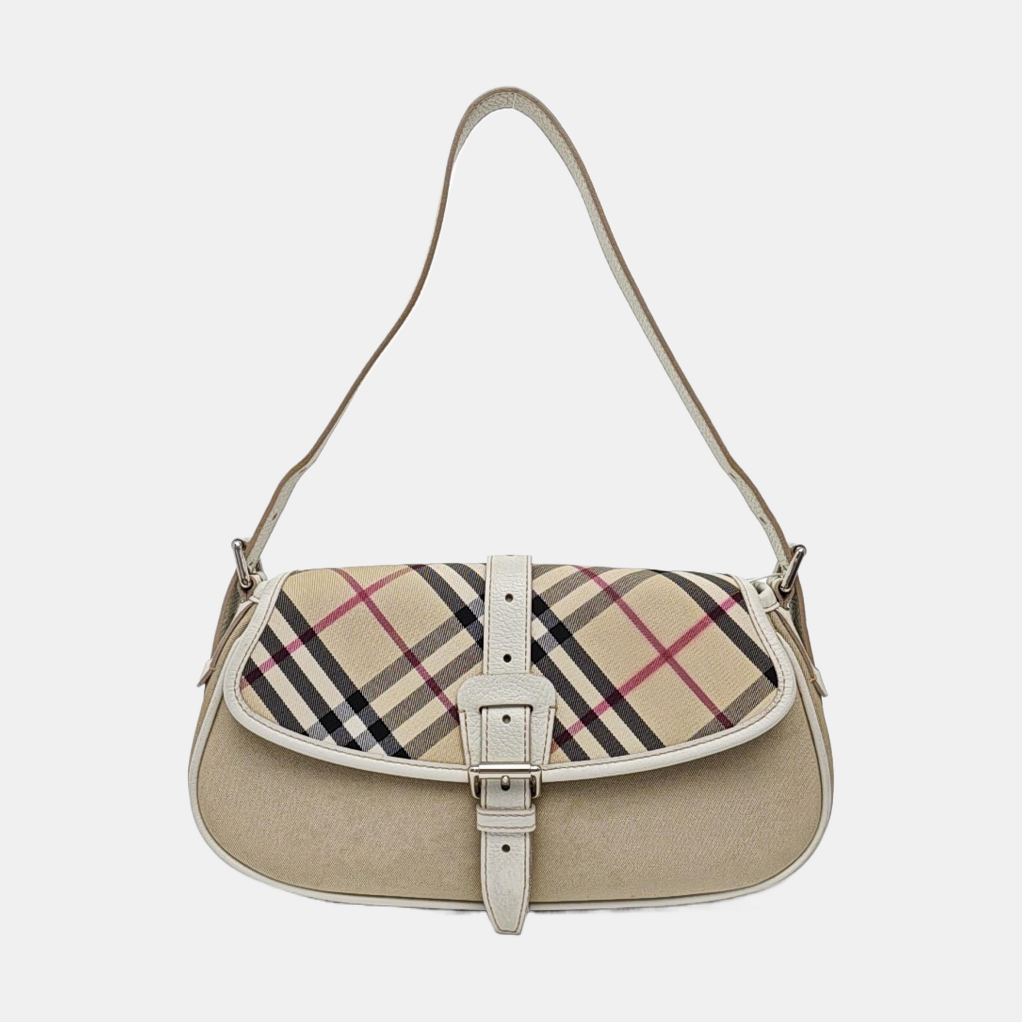 Canvas Top Handle Bag Beige