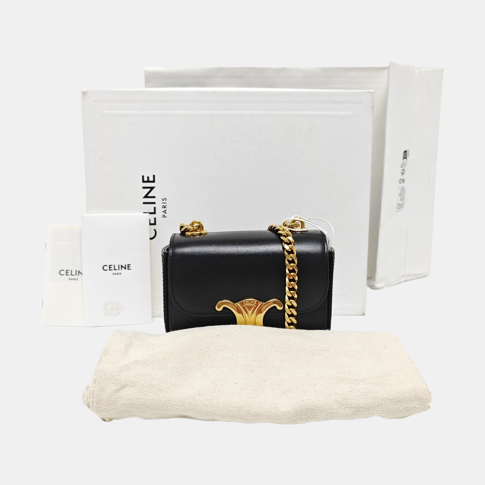 CLAUDE Mini Calfskin Black
