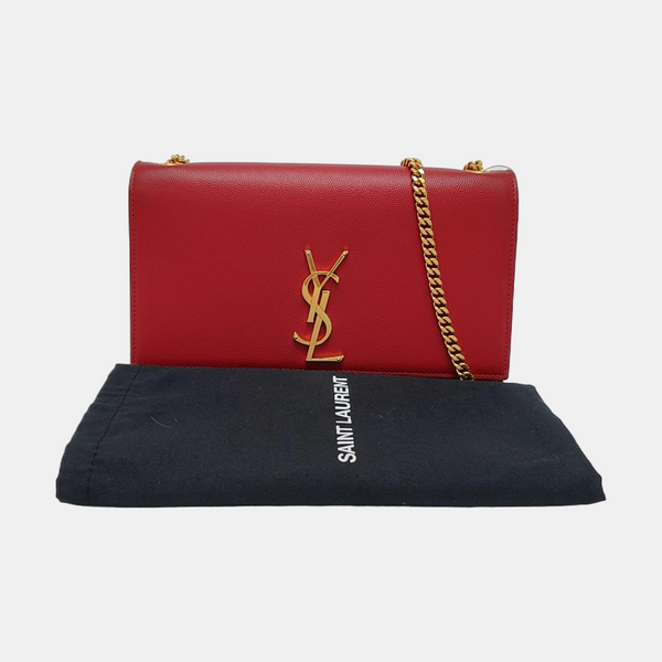 Authenticated pre-owned  KATE Medium Calfskin Red - Shoulder Bag at Looply