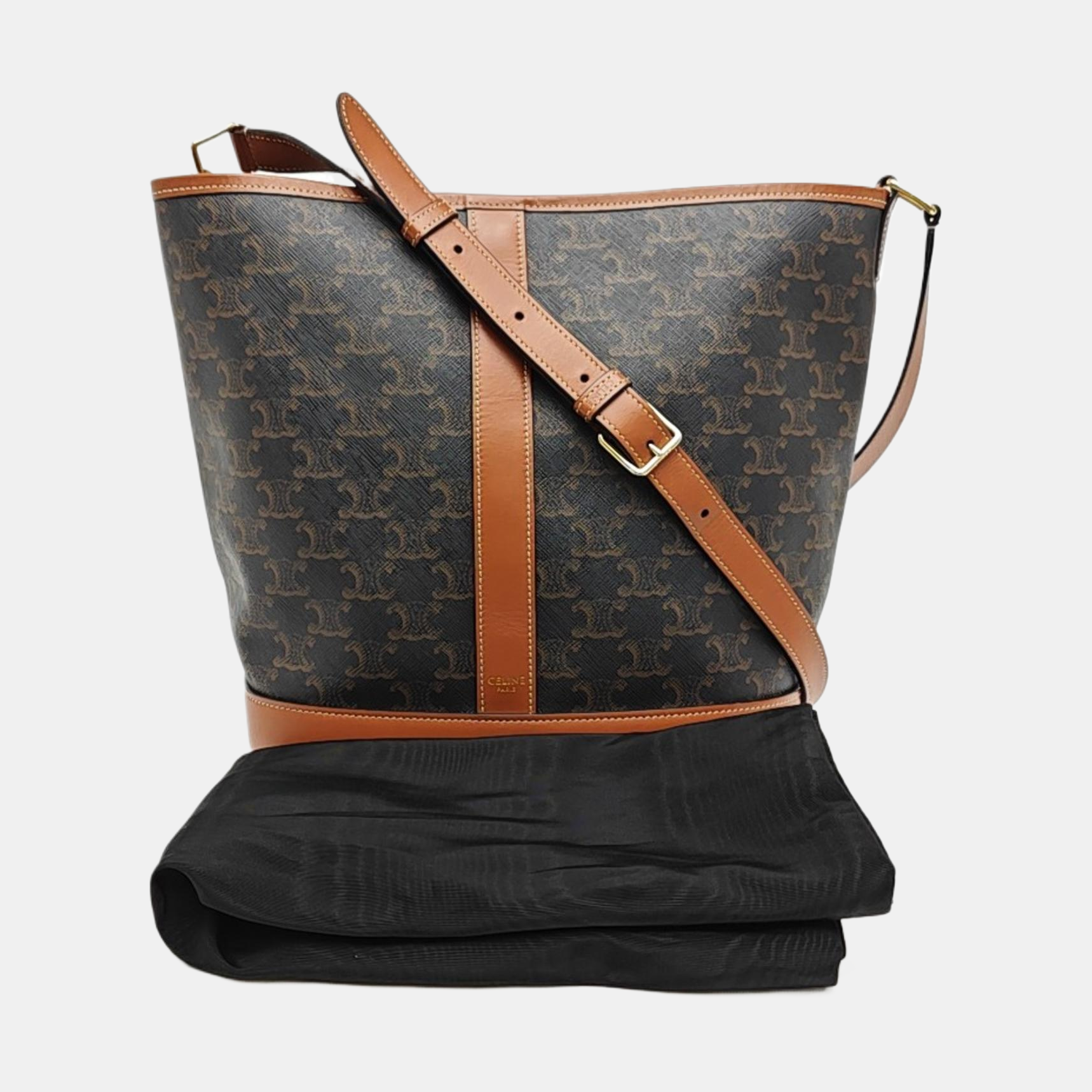TRIOMPHE CANVAS Medium Coated Canvas Brown
