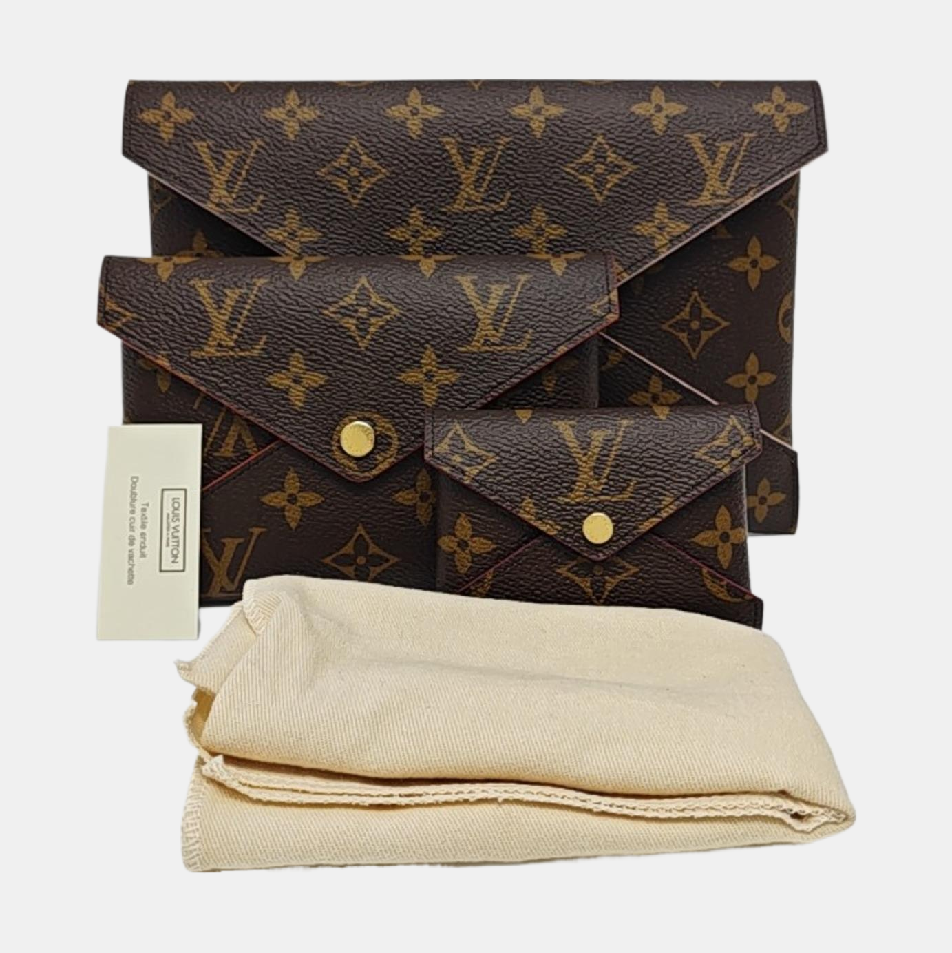 KIRIGAMI Monogram Coated Canvas Brown