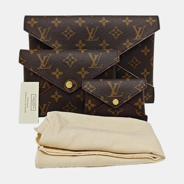 KIRIGAMI Monogram Coated Canvas Brown
