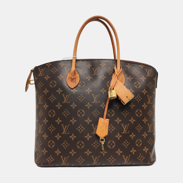 LOCKIT MM Monogram Coated Canvas Brown