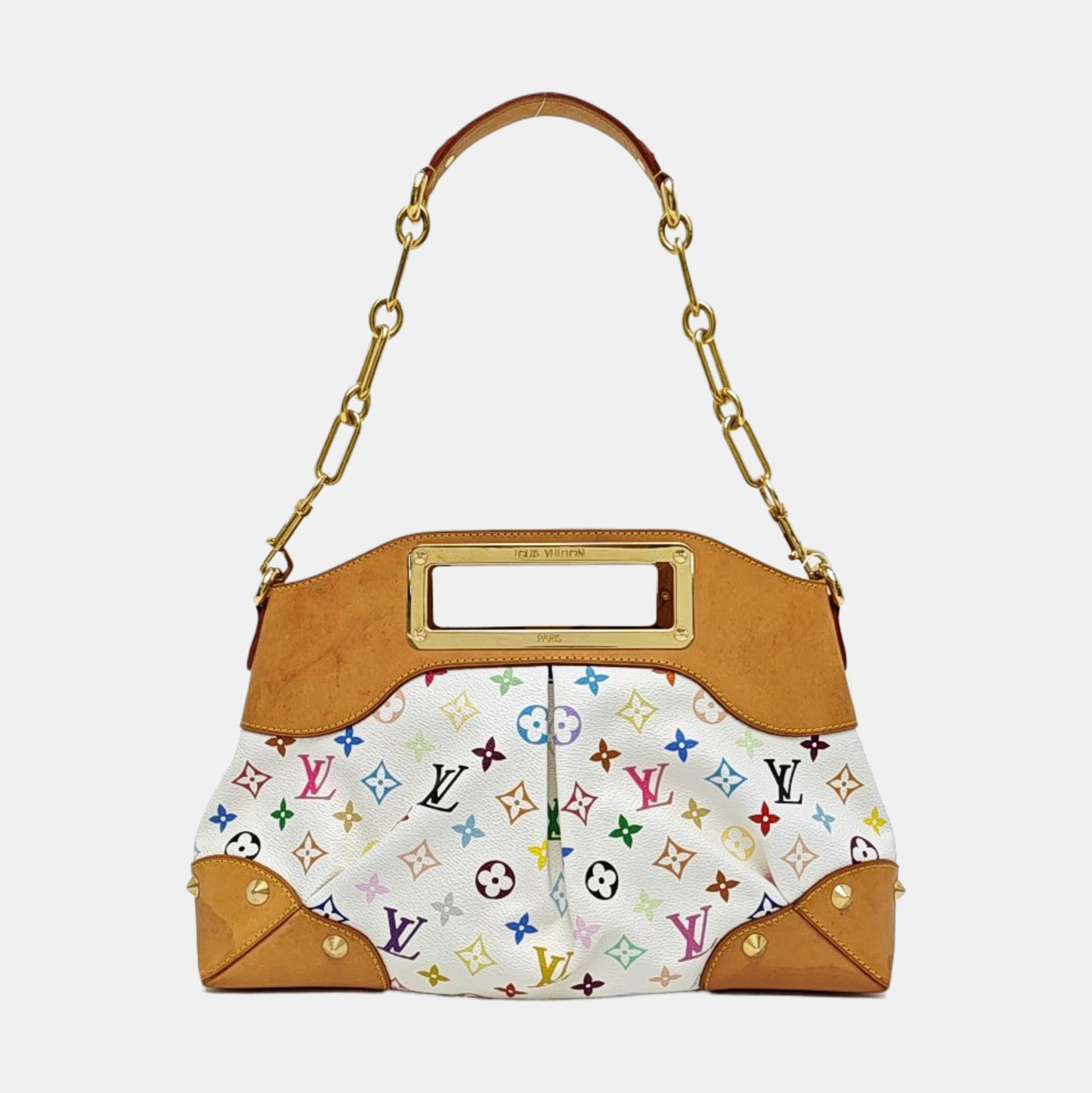 LV × TM JUDY MM Monogram Coated Canvas White
