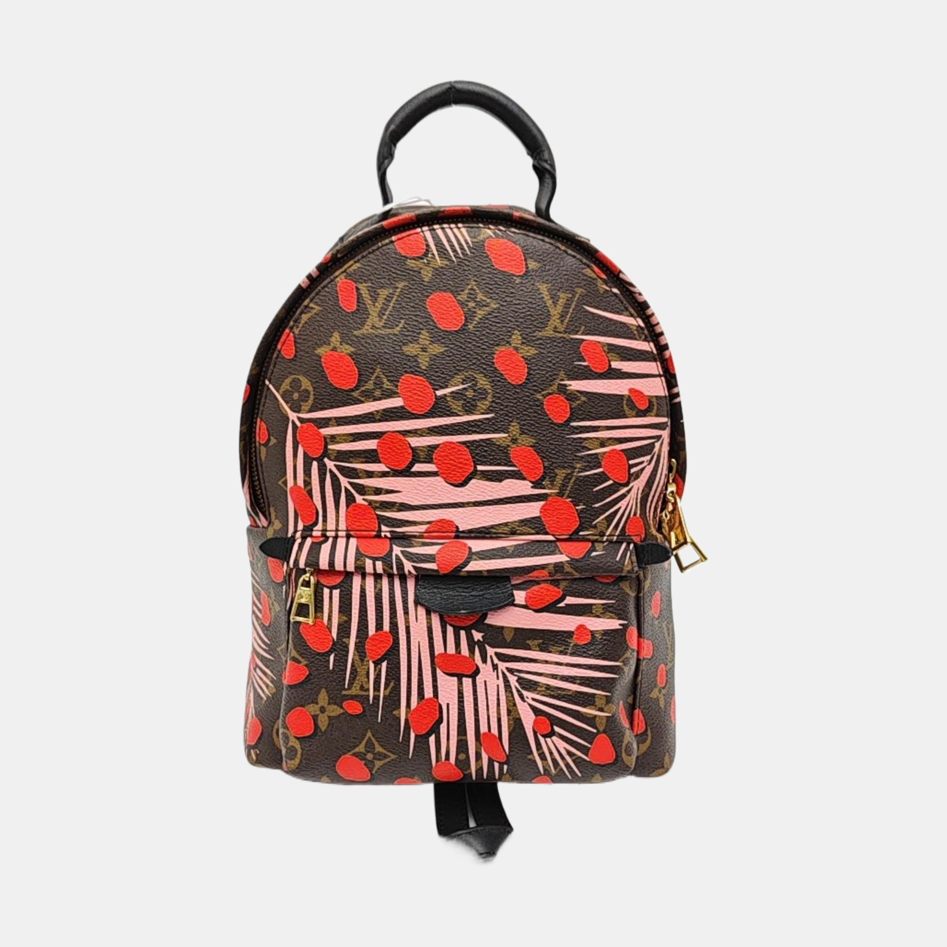 PALM SPRINGS PM Monogram Coated Canvas Brown