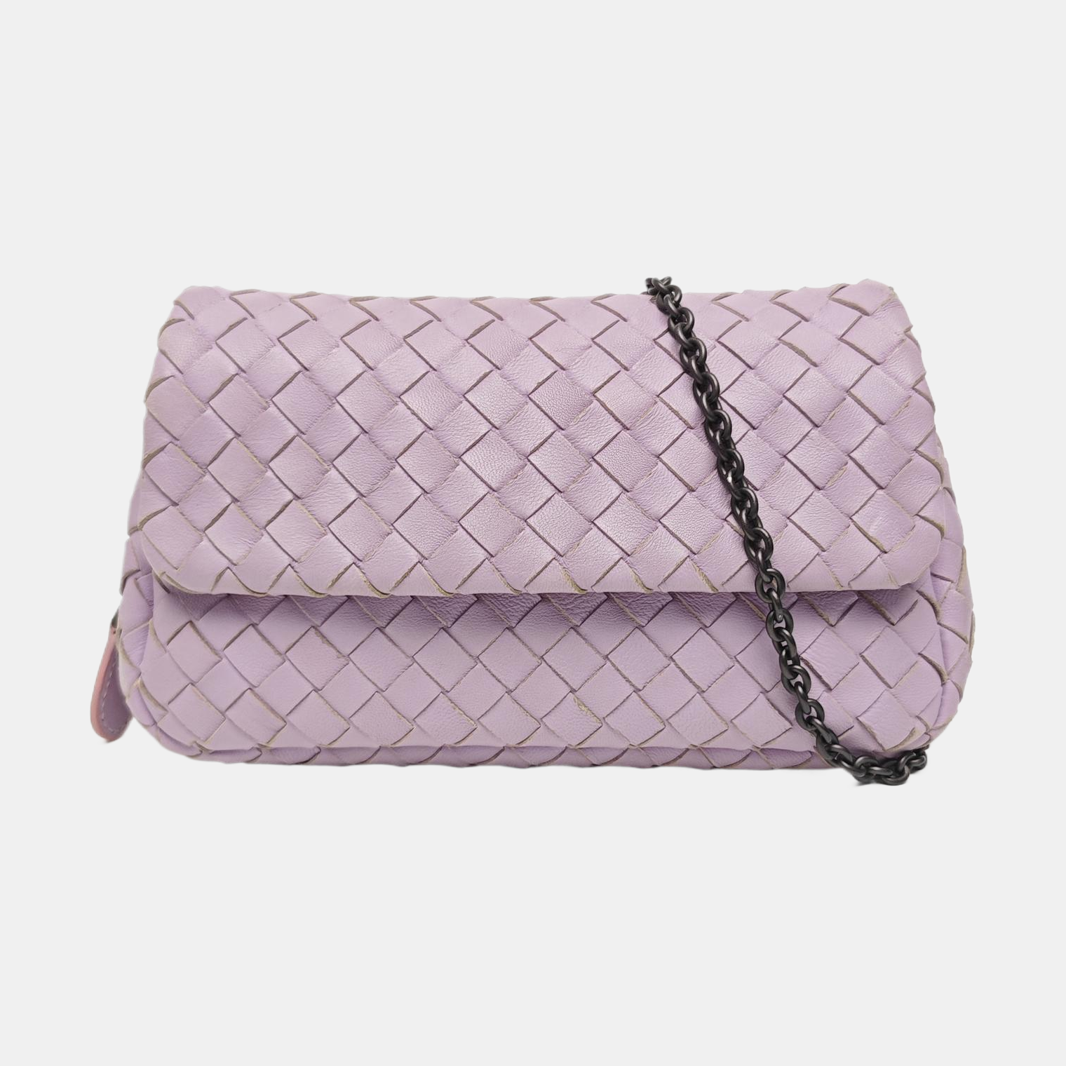 Lambskin Shoulder Bag Purple