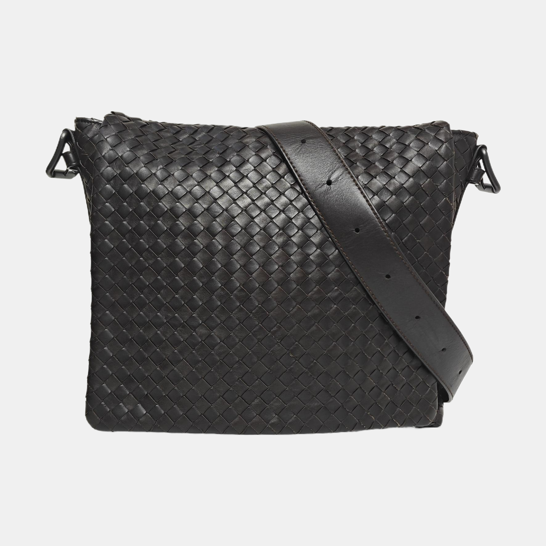 Calfskin Shoulder Bag Brown