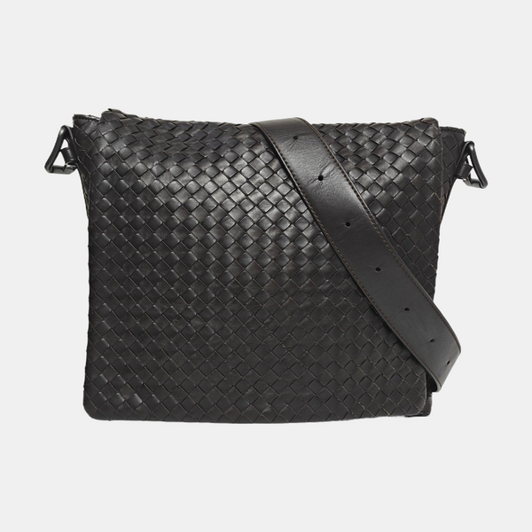 Calfskin Shoulder Bag Brown