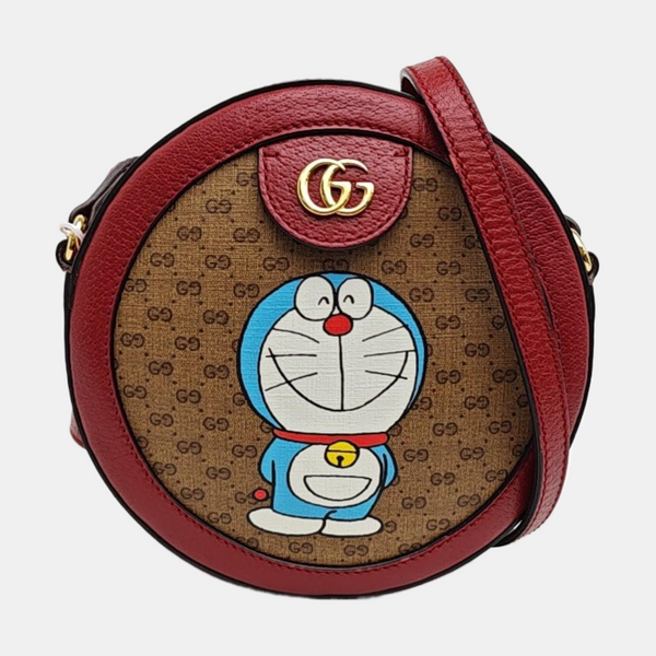 Doraemon X Gucci Monogram Coated Canvas Multicolor