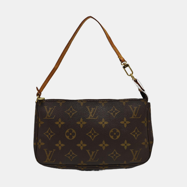 ACCESSOIRES Monogram Coated Canvas Brown