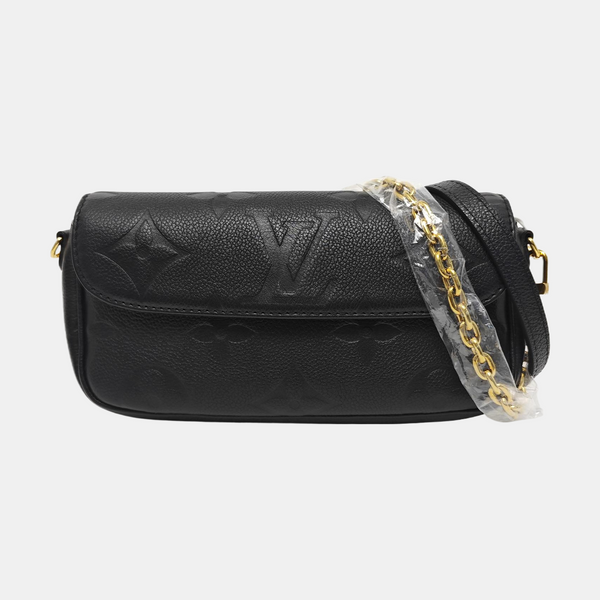IVY Monogram Calfskin Black