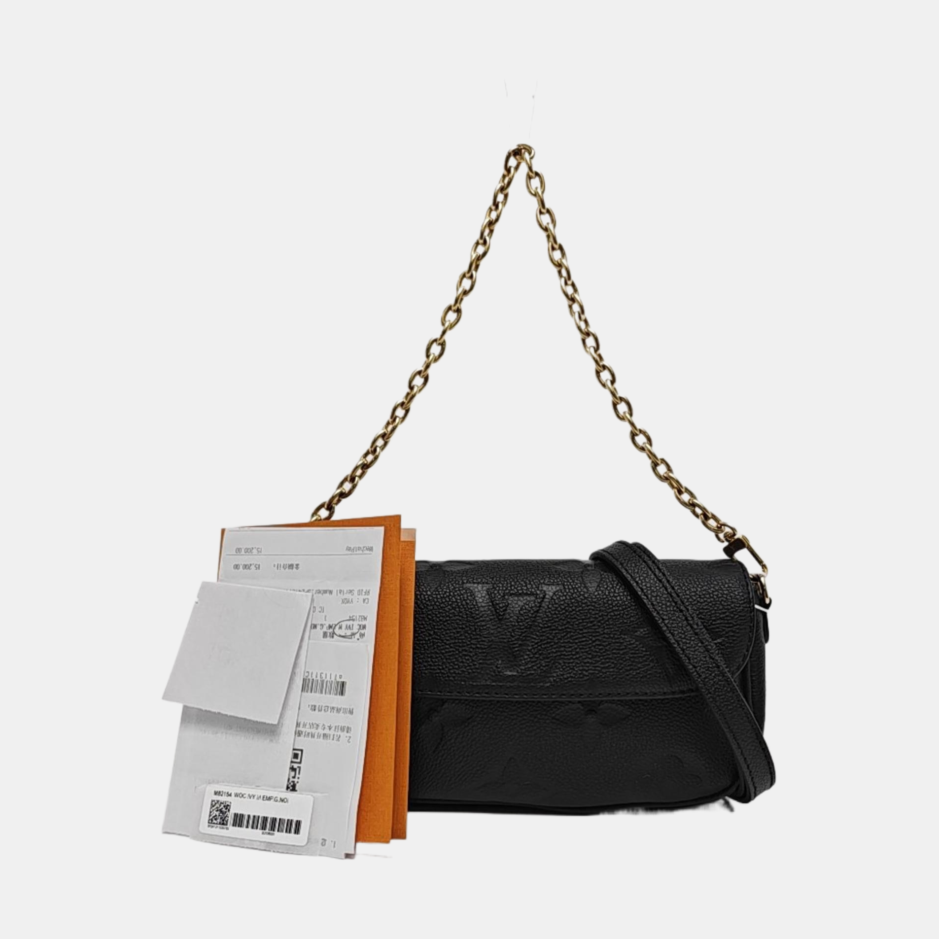 IVY Monogram Calfskin Black