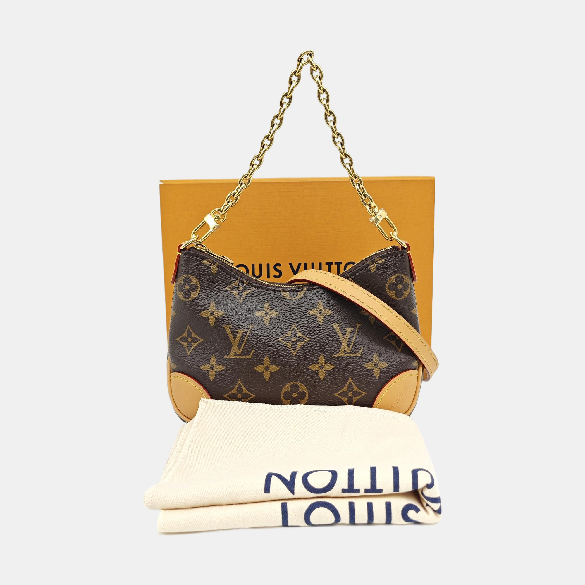 BOULOGNE Monogram Coated Canvas Brown