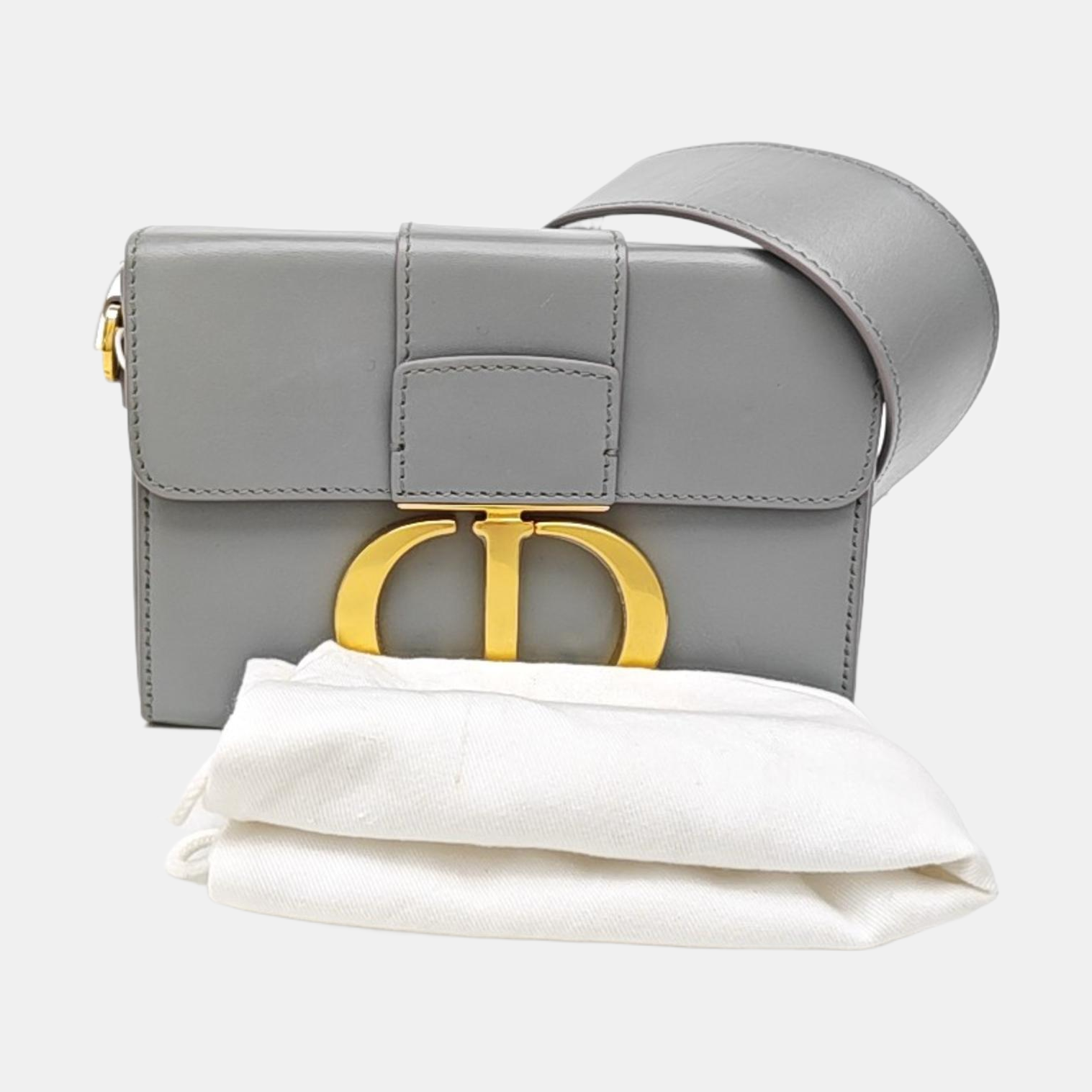 30 Montaigne Mini Calfskin Gray