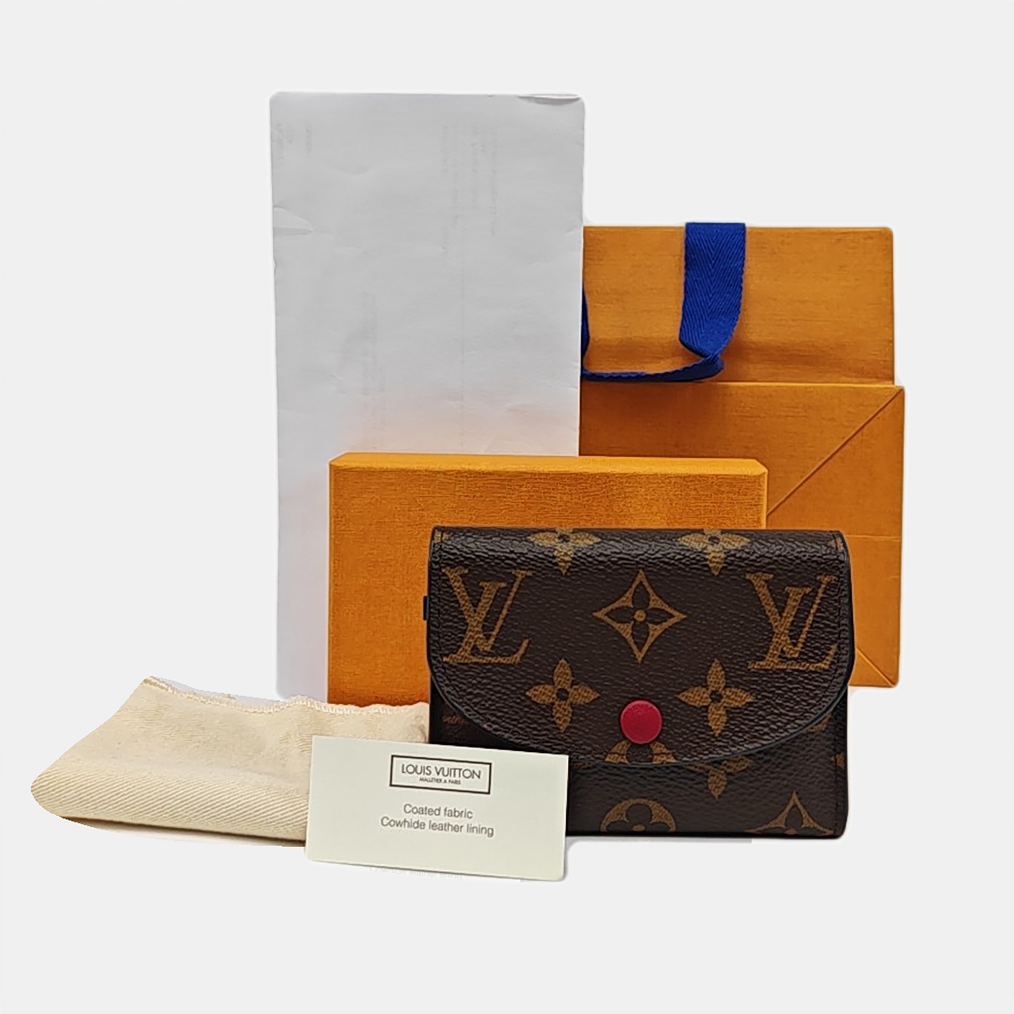 ROSALIE Monogram Coated Canvas Brown