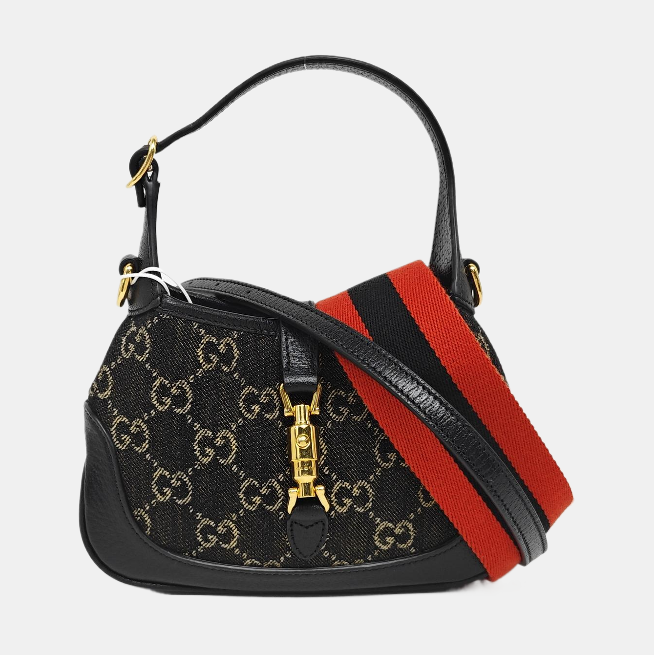 Jackie 1961 Mini Monogram Denim Black