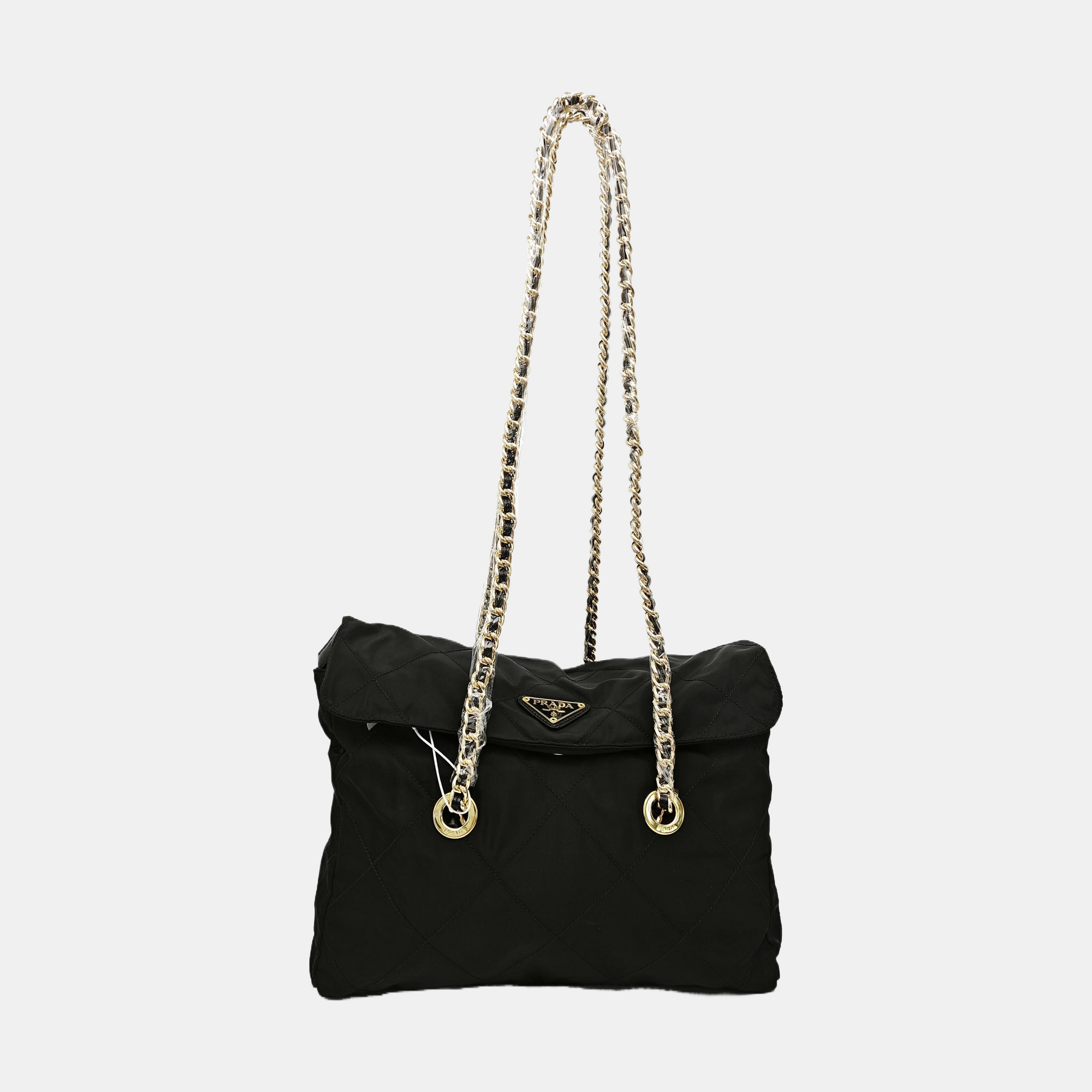Nylon Quilted Nylon Black