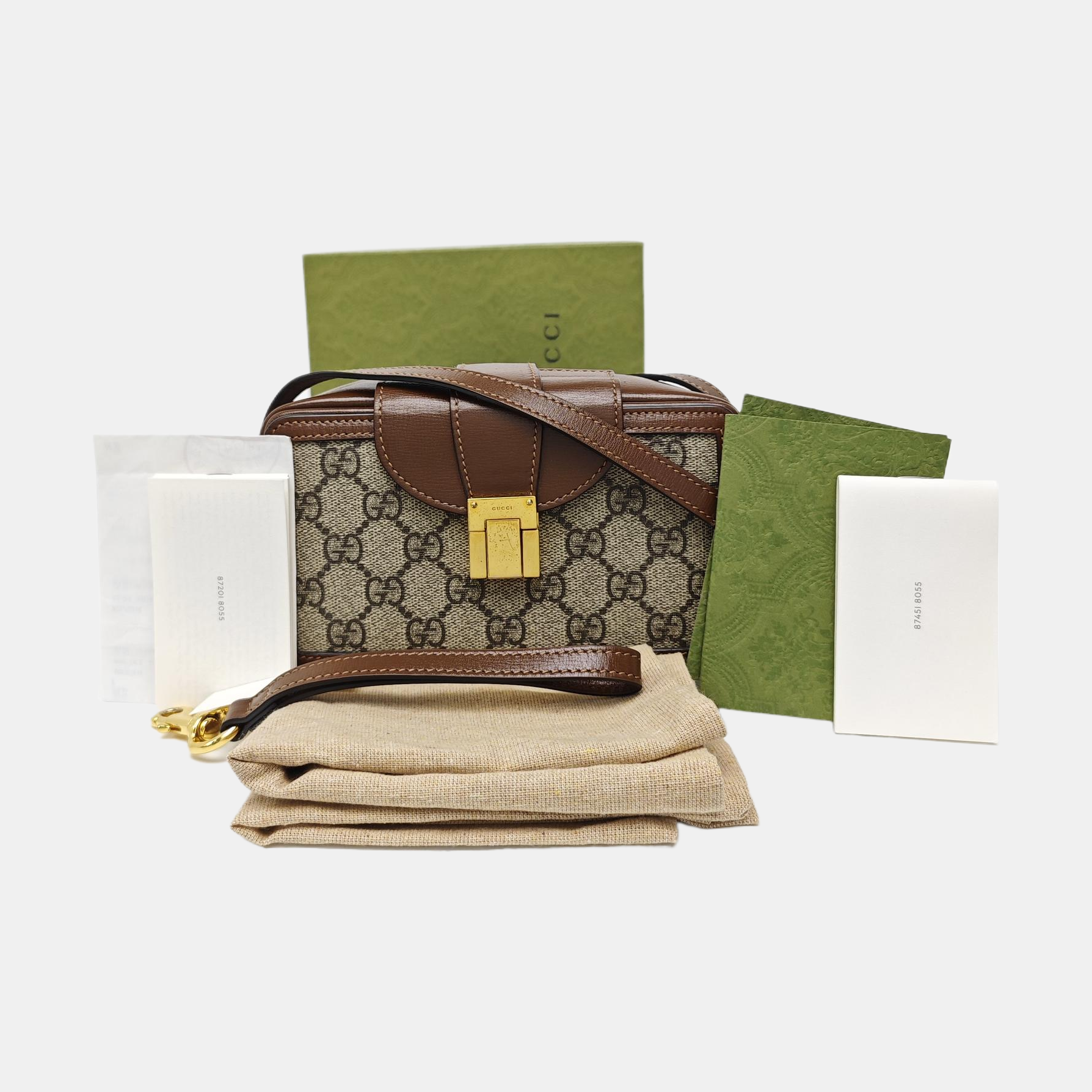 Monogram Coated Canvas Shoulder Bag Mini Multicolor