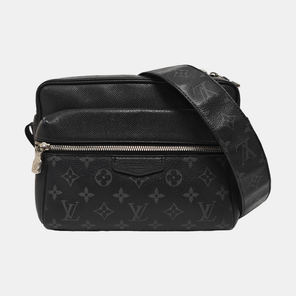 OUTDOOR PM Monogram Coated Canvas Black