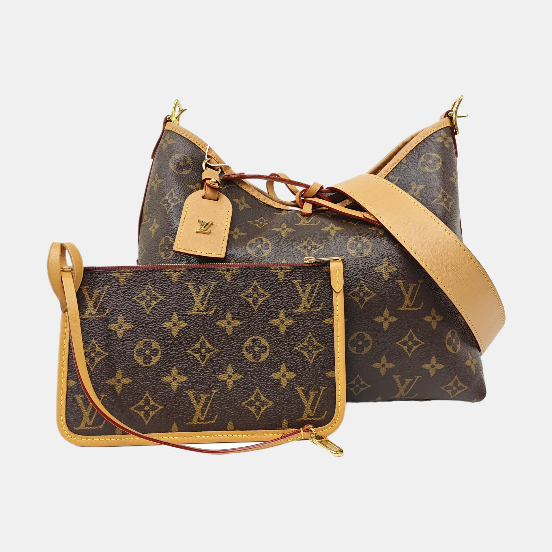 CARRYALL PM Monogram Coated Canvas Brown