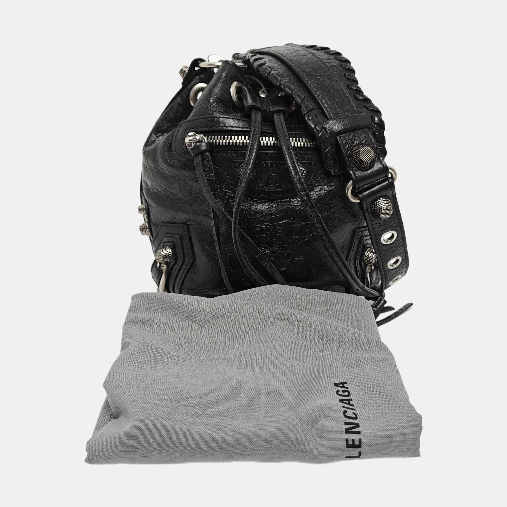 Le Cagole S Lambskin Black