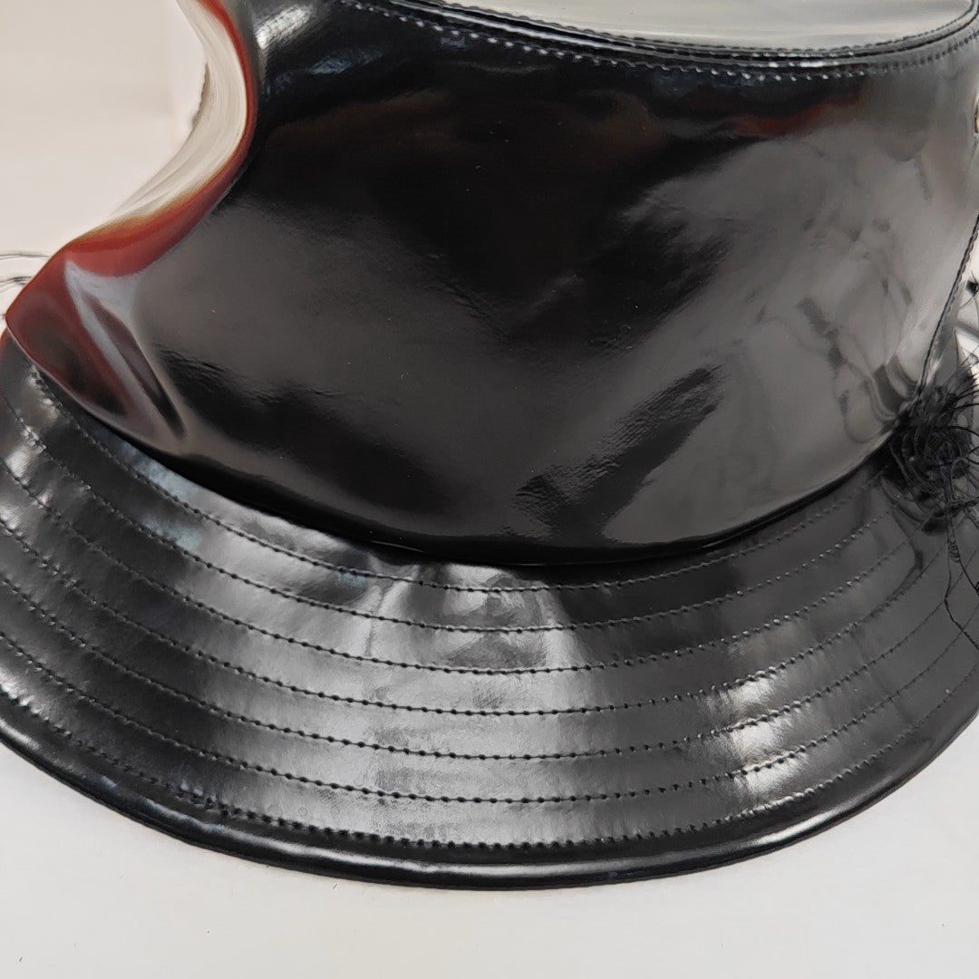 PU/polyurethane Hat Black