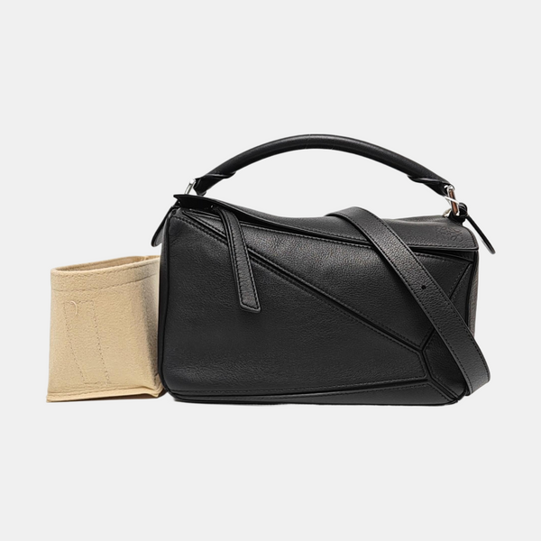 Puzzle Small Calfskin Black