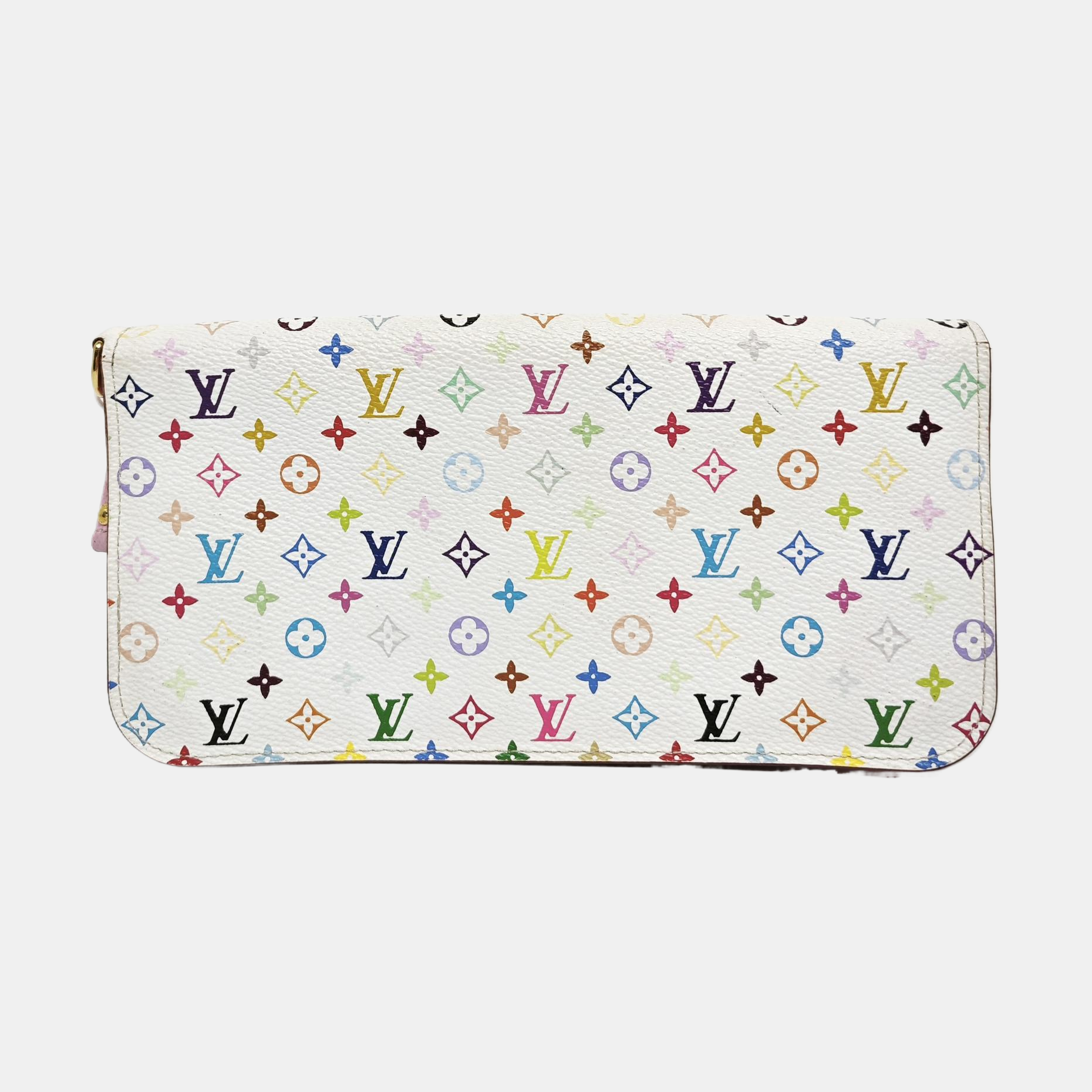 LV × TM INSOLITE Monogram Coated Canvas White Wallet