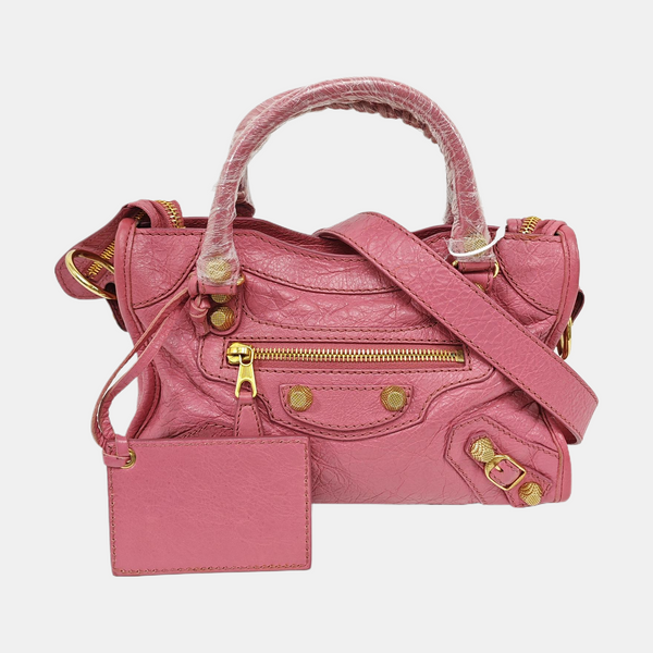 Classic City Mini Lambskin Red