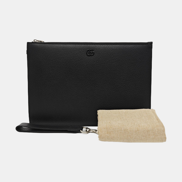 GG Marmont Large Calfskin Black
