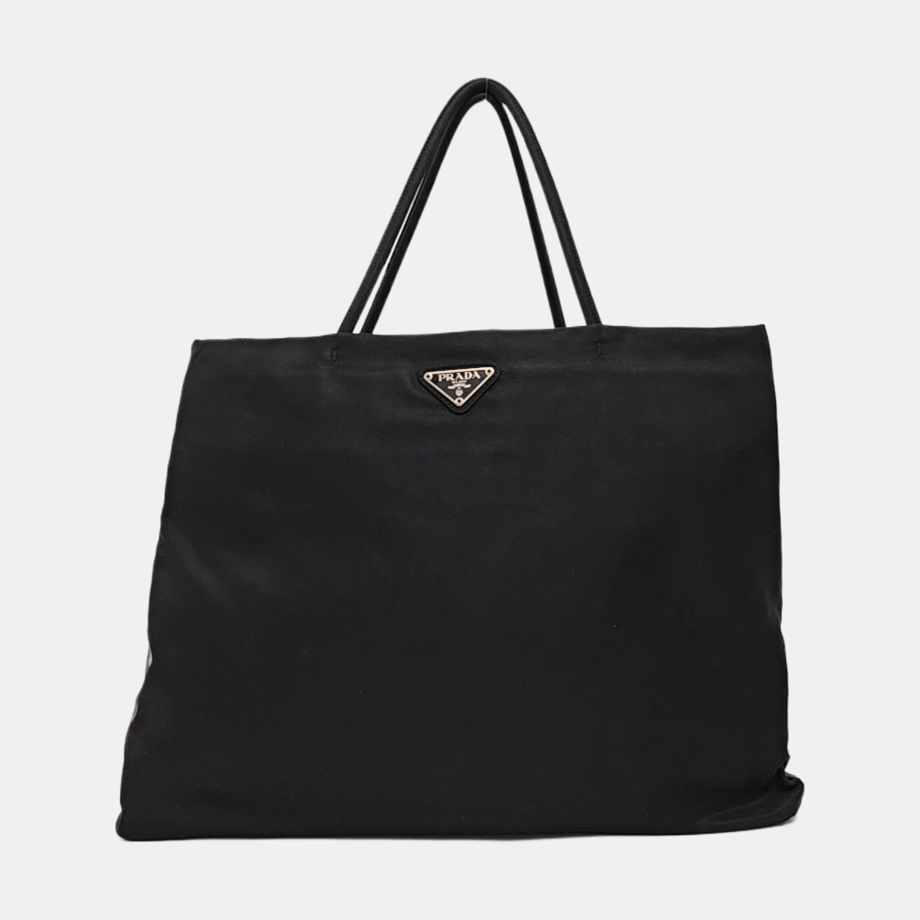 Nylon Tote Bag Black