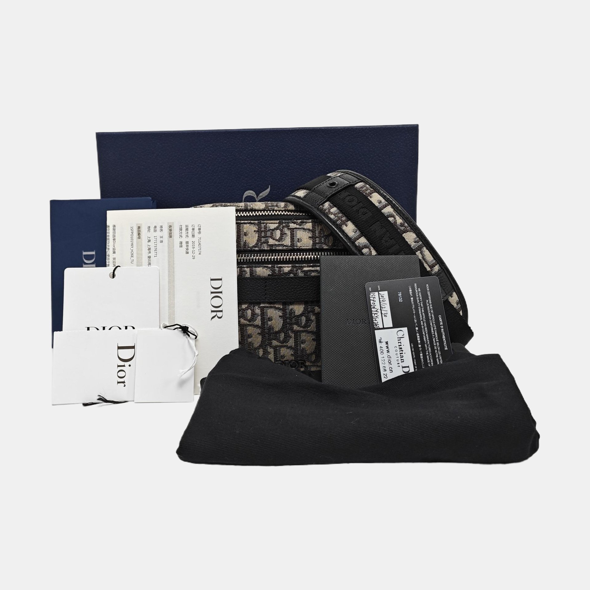 Safari Oblique Canvas Blue