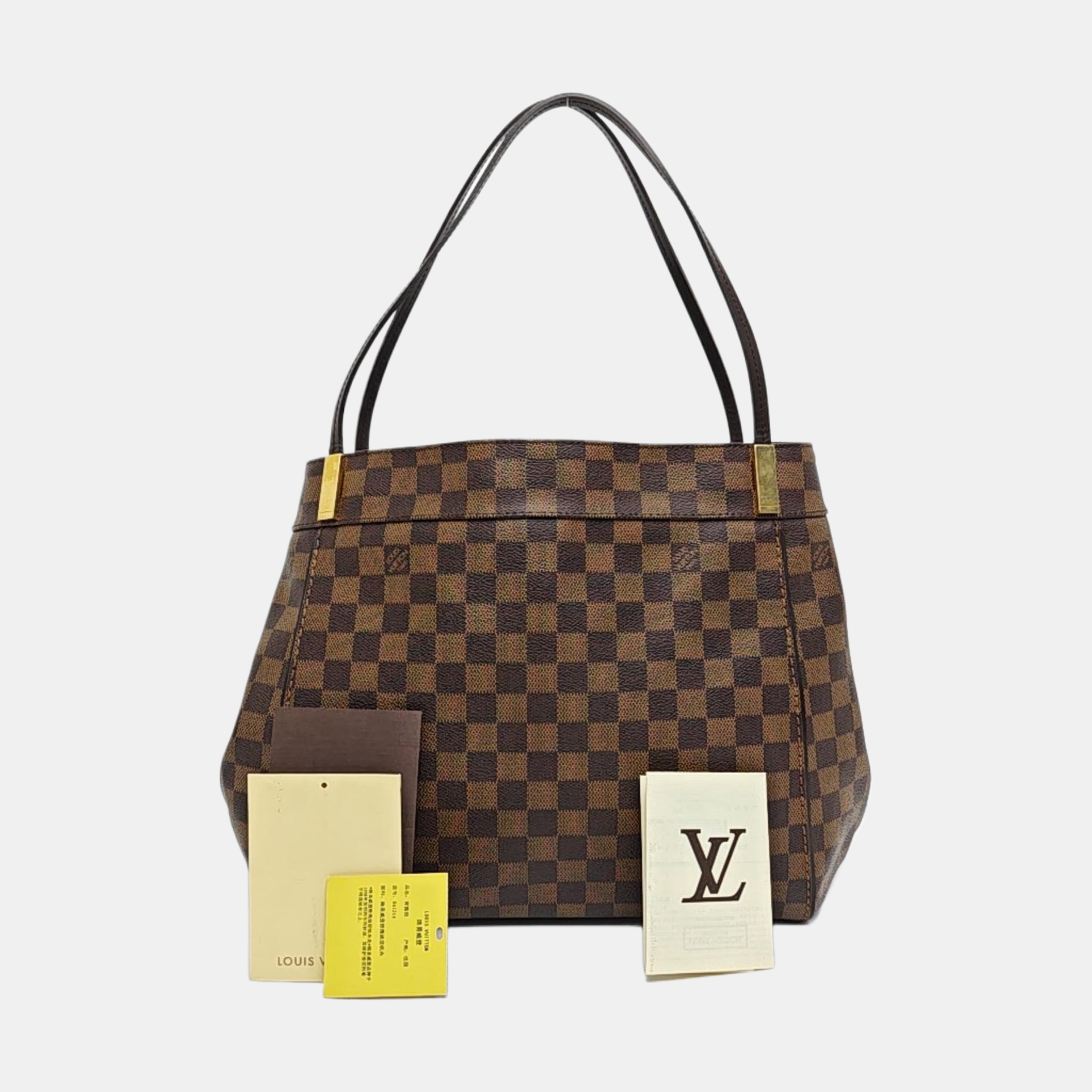 MARYLEBONE PM Damier Ebene Coated Canvas Brown