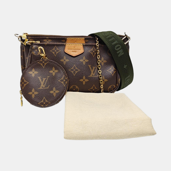 MULTI Monogram Coated Canvas Brown
