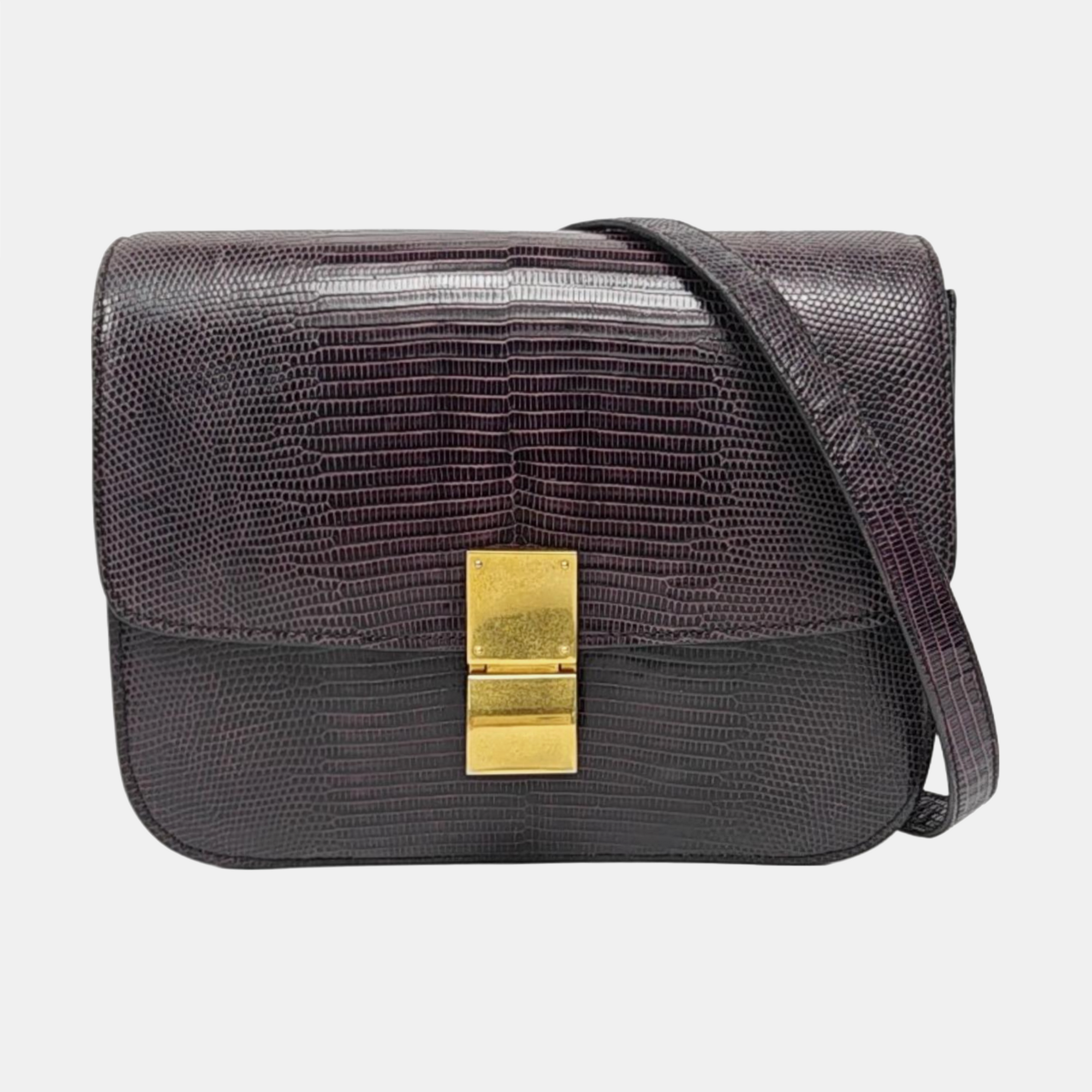 CLASSIC BOX Medium Lizard Purple
