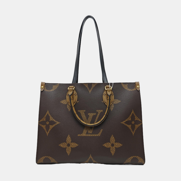 ONTHEGO MM Monogram Coated Canvas Brown