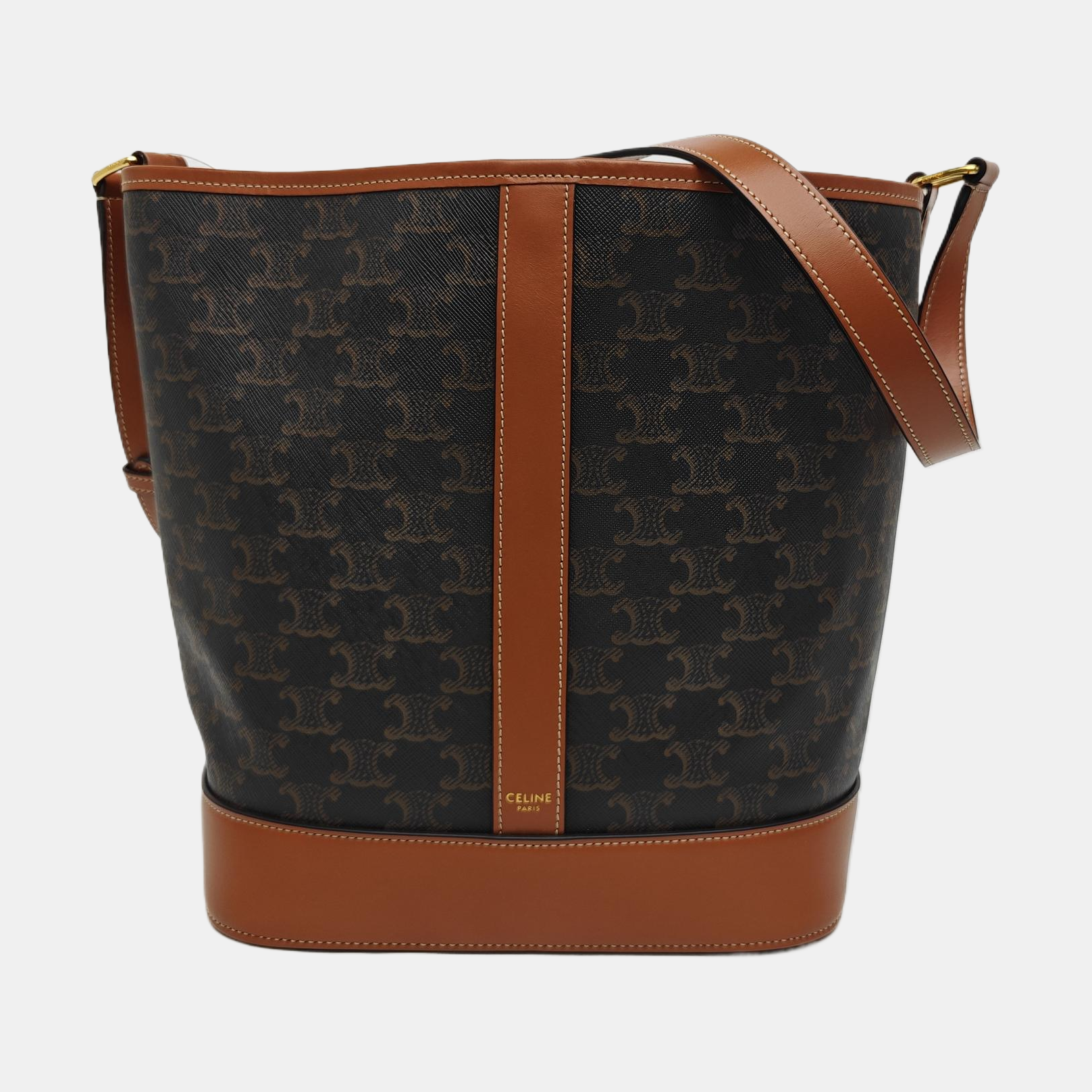 TRIOMPHE CANVAS Medium Coated Canvas Brown