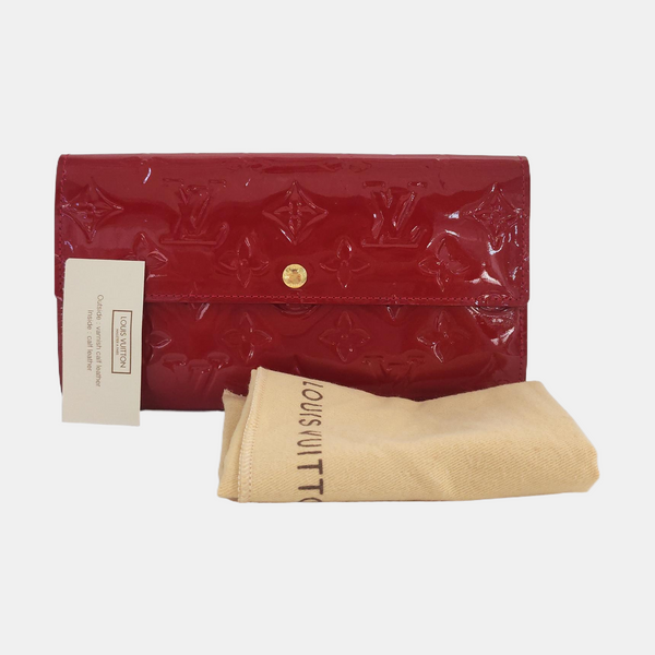 PORTE MONNAIE Patent Leather Red Wallet