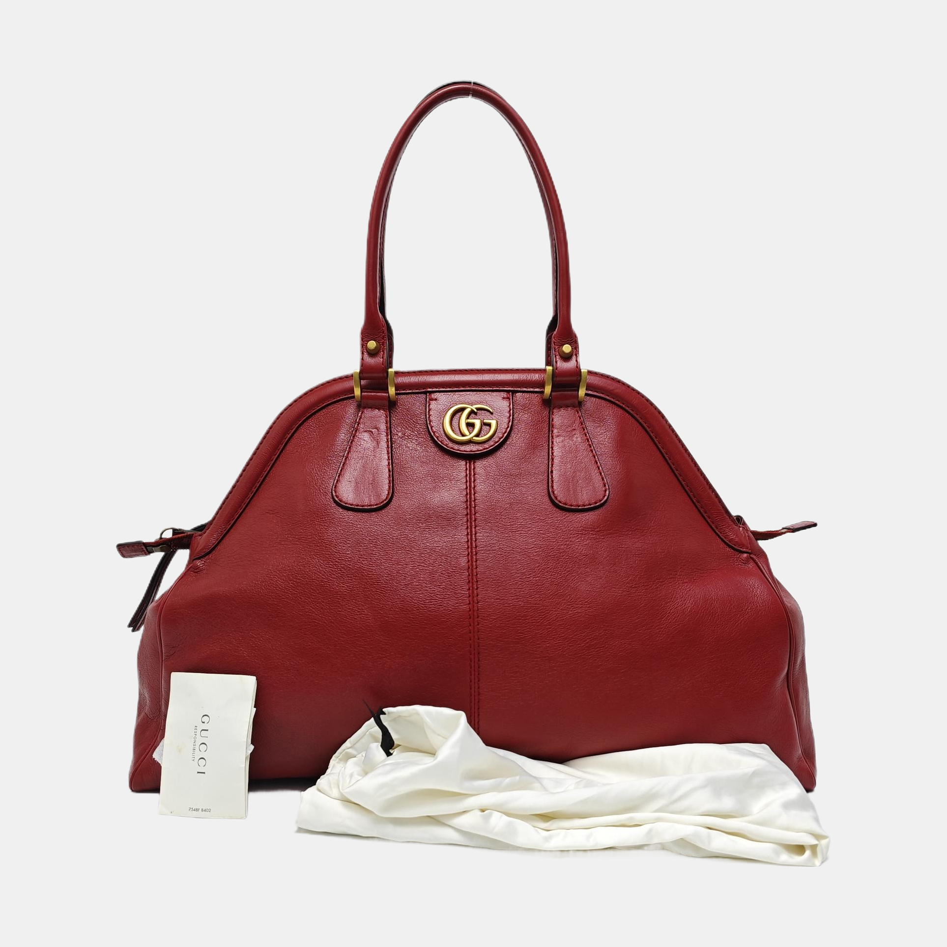 Re(belle) Large Calfskin Red