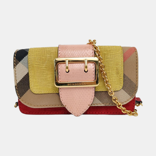 Buckle Calfskin Multicolor