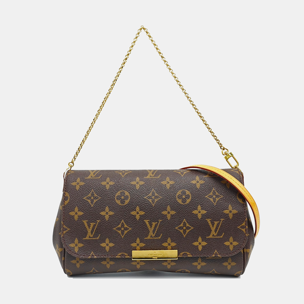 FAVORITE MM Monogram Coated Canvas Brown