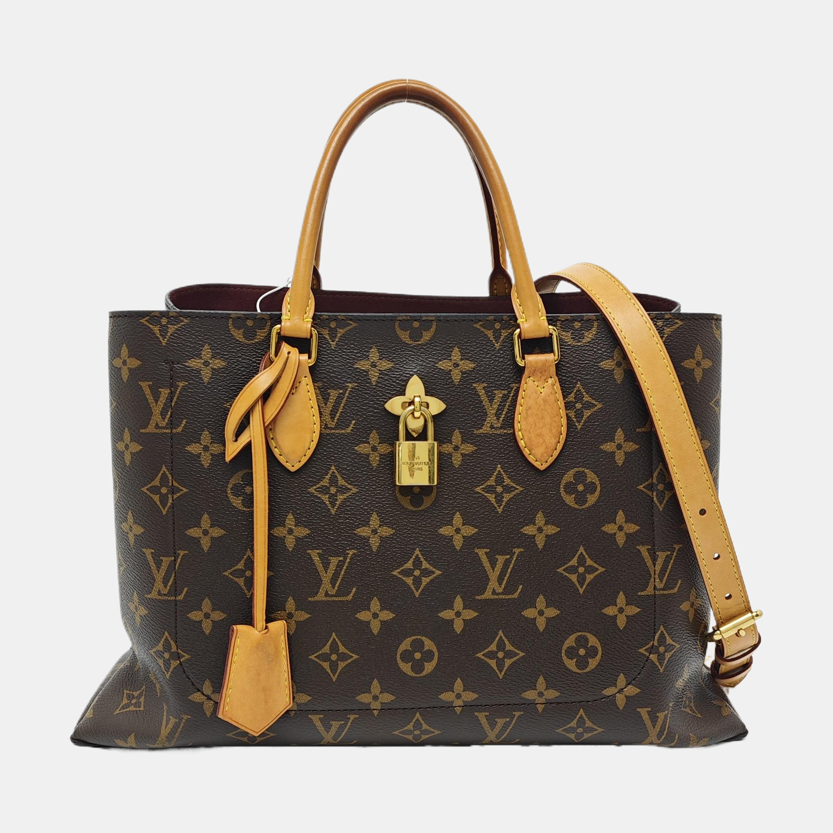FLOWER Monogram Coated Canvas Brown