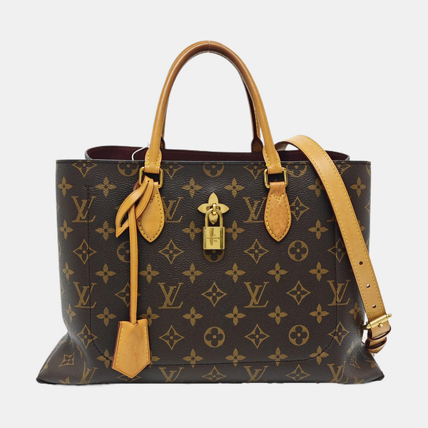 FLOWER Monogram Coated Canvas Brown