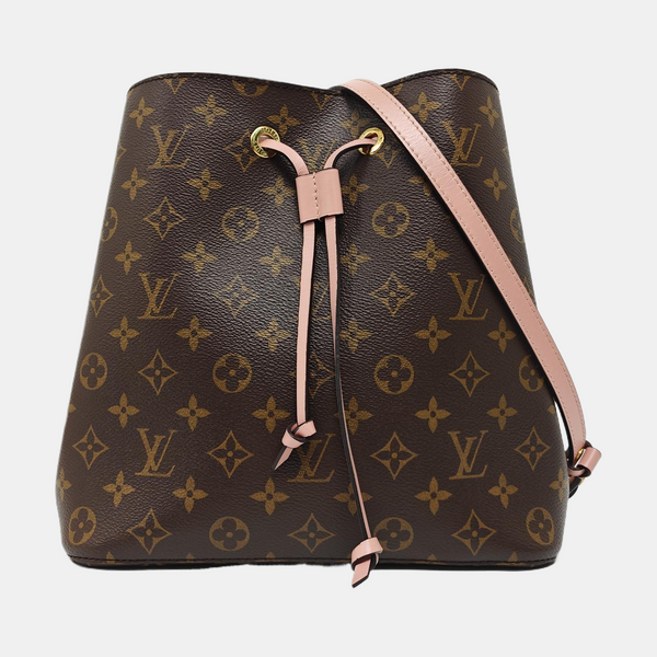 NÉONOÉ MM Monogram Coated Canvas Brown