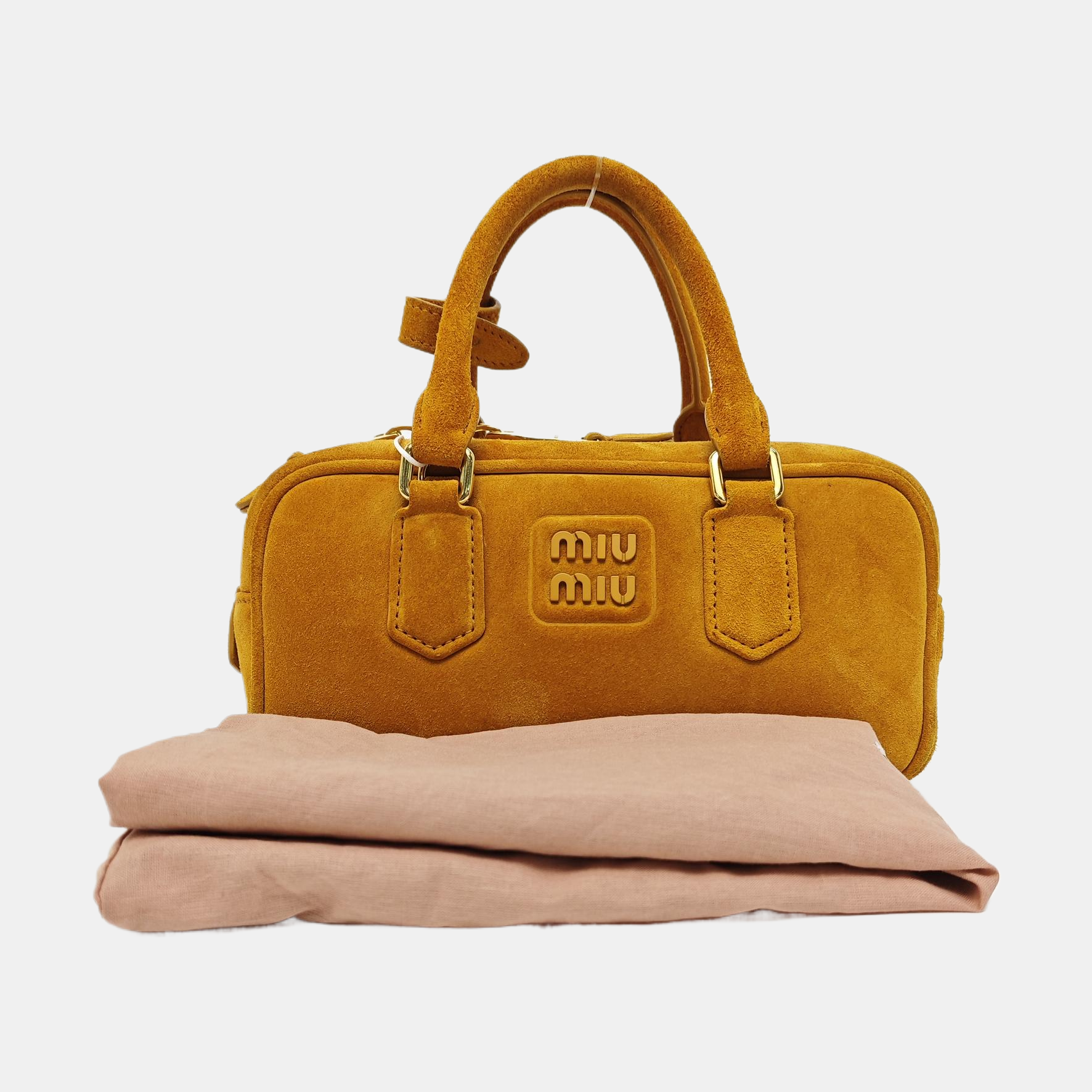 Arcadie Small Suede Yellow
